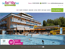 Tablet Screenshot of familyhotelcesenatico.com